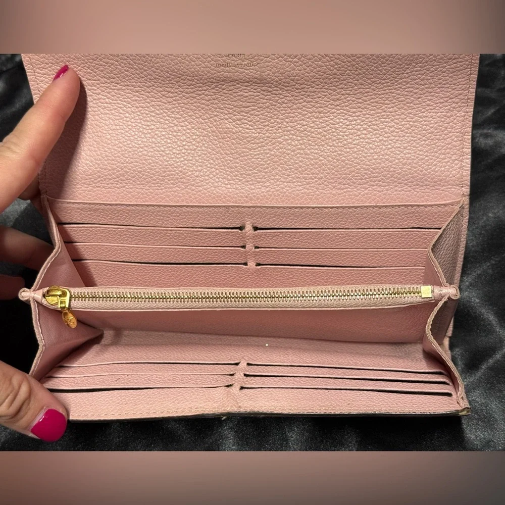 Louis Vuitton Portefeuille Clapton Long Wallet in Damier Ebene canvas